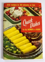 Quick Dishes for the Woman in a Hurry Culinary Arts Institute (1965) Loose Cover - £3.91 GBP