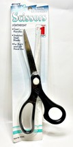 Allary #FD241 Tempered Stainless Steel Blades 8" Scissors, Black w/white - $7.90