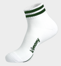 Kimony Men’s Mid Crew Sports Socks 5 Pairs White NWT KSSN501-M3 - $27.90
