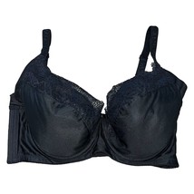 BRADIELS New York Black Molded Cup Full Coverage Lace Smooth Trim Bra 34E - £73.48 GBP