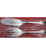 Foglia aka Leaf by Schiavon Italy Sterling Silver Fish Serving Set 2pc New - $1,142.75 CAD