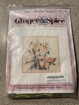 Ginger &amp; Spice Peachy Tulips 9501 Cross Stitch Kit - $349.73 MXN