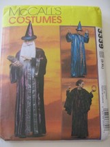 McCall&#39;s Pattern 3339 Adult Costume Wizard Witch Fortune Teller Sizes S-XL Uncut - £5.44 GBP
