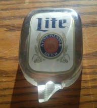 Vintage Miller Lite Beer Tap Handle Bar Acrylic Man Cave Screw Type - £12.43 GBP
