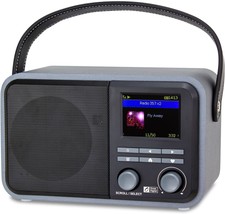 The Ocean Digital Wr-330 Wi-Fi Internet Fm Radio Is A Portable, Rechargeable - £97.48 GBP
