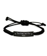 Inappropriate Kite Flying Black Rope Bracelet, Keep Calm and, for Friend... - $410.29 MXN