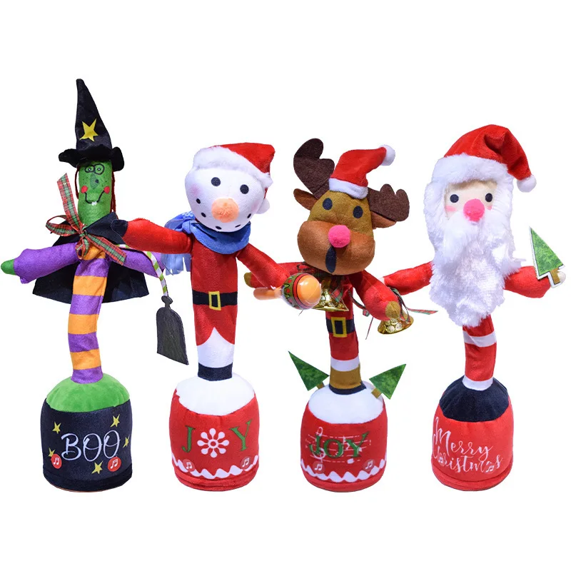 Christmas Tree Singing Dancing Toys Santa Claus Baby Musical Toy Dancing - £12.32 GBP+