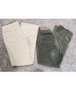 J.Jill Pants Women&#39;s 6 Lot Of 2 Corduroy Stretch Straight Boot Leg Retro - $39.78 CAD