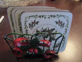 Pimpernel England 6 Coasters In Christmas Rack Original - £99.52 GBP