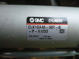  New SMC CKG1A40-50Y-B-P-X1253 Pneumatic Cylinder Clamp NO BOX  - $48.51
