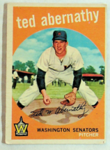 1959 Topps Ted Abernathy Baseball Card #169 - £3.58 GBP