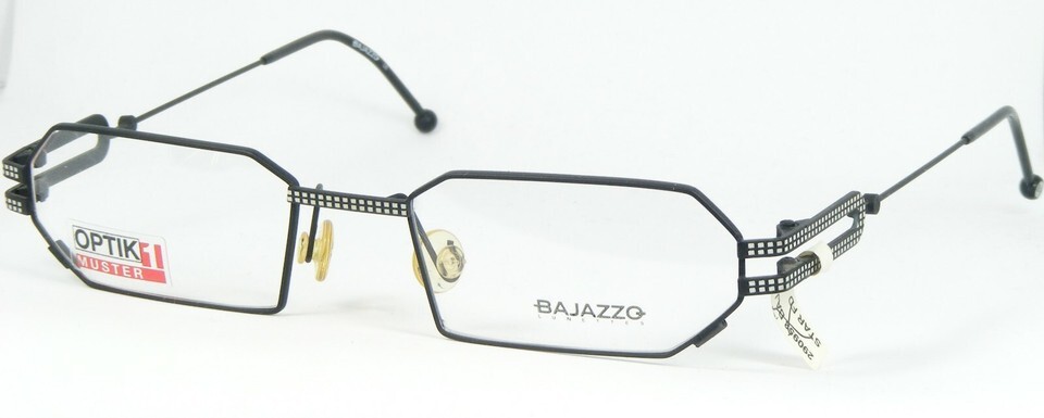 Vintage BAJAZZO STAR FD MATT BLACK /GREY EYEGLASSES GLASSES FRAME 51-20-... - $64.06