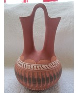 Michael Charlie Navajo, 5&quot; wedding vase, carved design - $30.00