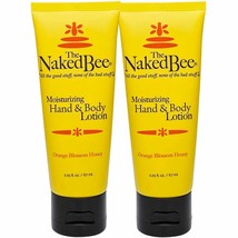 The Naked Bee Orange Blossom Honey Hand and Body Lotion, 2.25 Oz - 2 Pack - £32.14 GBP