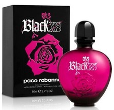 XS BLACK * Paco Rabanne 2.7 oz / 80 ml Eau de Toilette (EDT) Women Perfu... - $65.44