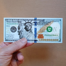 BILLION DOLLAR BILL FUNNY PLAY MONEY NOVELTY ITEM for your VISION BOARD - $3.00