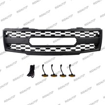 Front Grill Black Grille Fit For NISSAN FRONTIER 2005-2008 With LED Lights - £168.70 GBP