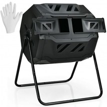 43 Gallon Composting Tumbler Compost Bin with Dual Rotating Chamber - Co... - $2,570.59 MXN