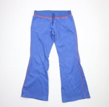 Vtg Nike Womens Large Faded Boise State University Spell Out Wide Leg Sweatpants - £43.59 GBP