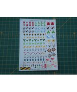 warhammer 40K chaos space marine 1 large transfer sheet OOP - $12.25