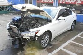 Rear Bumper Reinforcement w/Absorber Brackets Fits 14-17 INFINITI Q50 61178 image 2