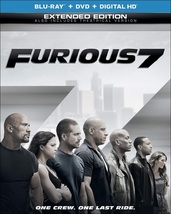 Furious 7...Starring: Vin Diesel, Paul Walker, Dwayne Johnson (Blu-ray/DVD set) - £15.73 GBP
