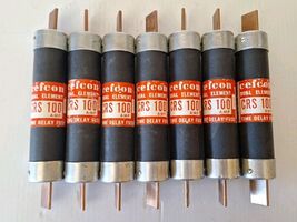 Lot Of 7 Cefco CRS-100 Time Delay Fuse Class K-5 Blade New Old Stock - $49.00