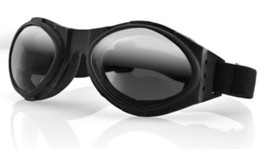 Balboa BA001R Bugeye Black Frame Goggle - Smoked Reflective Lens - $19.24