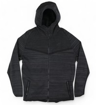 Nike Tech Knit Windrunner Hoodie Jacket Mens Large Black &amp; Anthracite 72... - $69.80