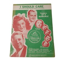 I Should Care 1944 Vintage Sheet Music Piano Easy Listening Thrill Of A Romance - £10.97 GBP