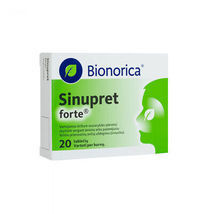 4 PACK  Sinupret Bionorica FORTE Blocked Nose Headache Sinus Congestation 20 tab - $69.99