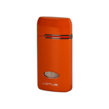 Lotus Lighter L76 Matrix Triple Jet w/ Cigar Punch Valencia Orange - L7620 - $49.95