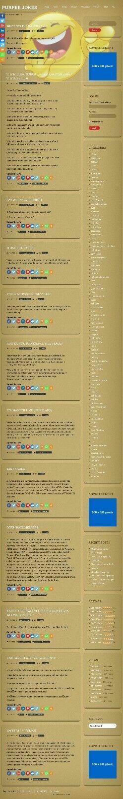 Established Funny Jokes Wordpress Website with 45000 Jokes + Integrated ... - $14.05