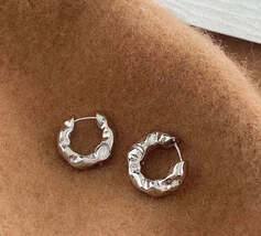 Texture Earrings – Minimalist Cold-Style Fashion Studs - $12.00+