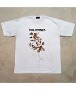 *READ* Vintage Philippines Islands Map Souvenir T-shirt - Size XXL (Fits... - $246.56 MXN
