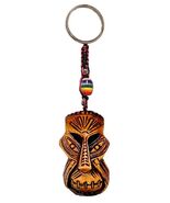 Tiki Keychain – Handmade Resin Key Ring, Tropical Hawaiian Gift for Him ... - $19.71