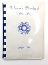 Women&#39;s Handbook Colby College 1960-1961 Waterville, Maine Strict Rules Manual - £19.54 GBP
