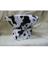 Black White Cow Print Chef Hat Cook BBQ Master Beef Roast Western Cowpok... - €8,45 EUR