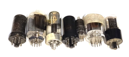 7PCS VACUUM TUBES / HAM RADIO / SHORTWAVE RADIO / CRYSTAL RADIO / CB RAD... - $14.35