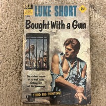 Bought With a Gun Western Paperback Book by Luke Short from Dell Book 1958 - £9.74 GBP