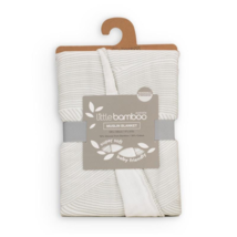Little Bamboo Muslin Baby Blanket - Natural 1pc - £103.37 GBP