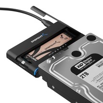 Sabrent Usb 3.2 Type C M.2 Pc Ie Nv Me + 2.5/3.5 Inch Ssd &amp; Hdd Converter [DS-UCMH - £90.35 GBP