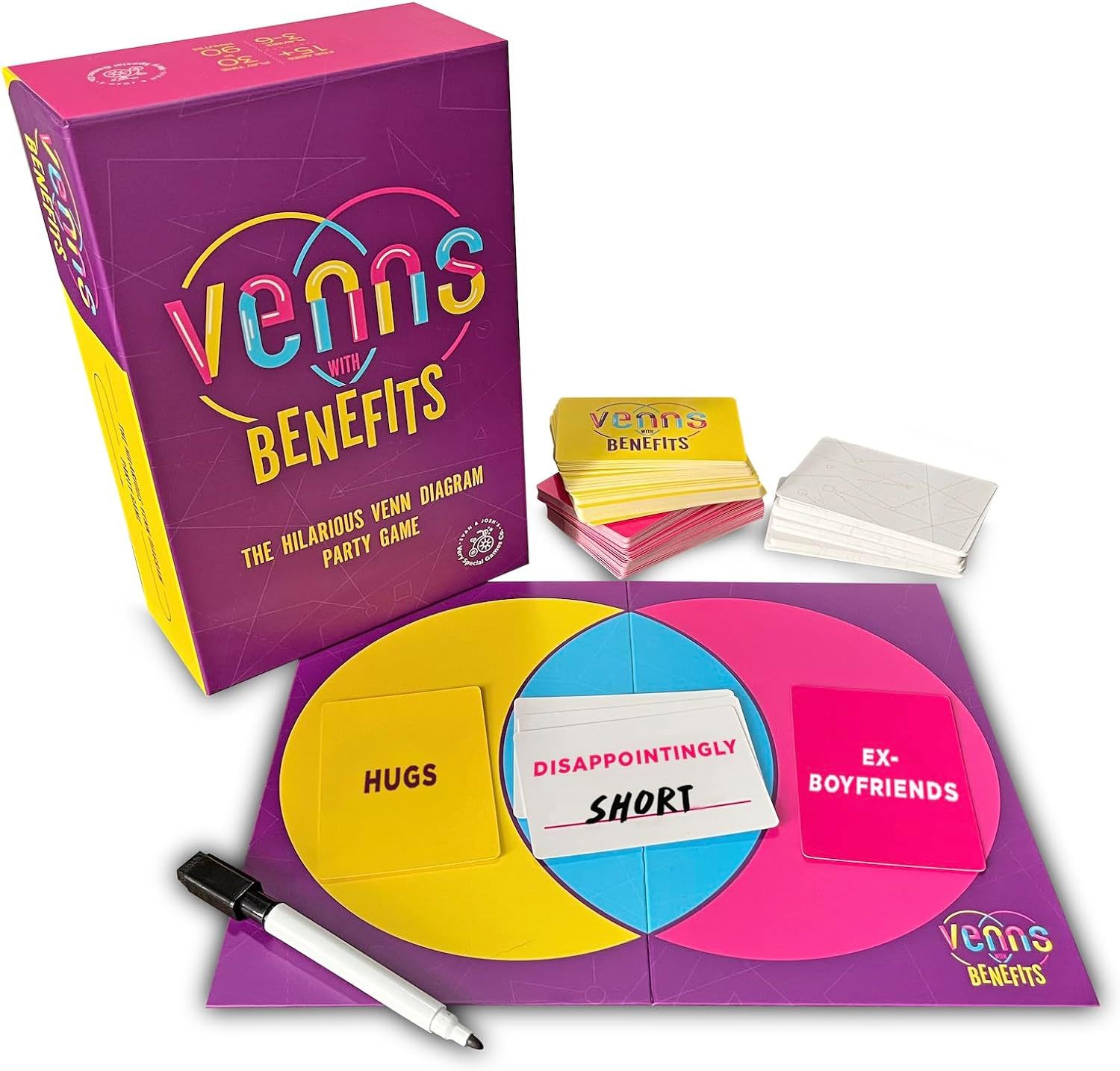 Primary image for Venn Diagram Party Game for 3 Creative Witty Players