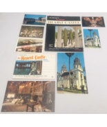 Vintage Hearst Castle Souvenir Lot Guide Book, 2 Photo Folders &amp; 6 Postc... - $12.19