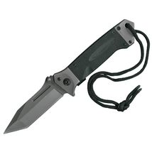 Munetoshi 9&quot; Assisted Opening Tactical Rescue Knife Black G10 Handle 8Cr... - £14.77 GBP