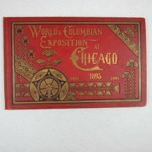 Antique 1893 Chicago Worlds Fair Columbian Expo Photo Album Foldout Pano... - £159.39 GBP
