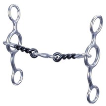 Reinsman Western Saddle Horse Jr Cowhorse 5&quot; Snaffle bit w/ Sweet Iron D... - $28.51