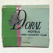 Doral Hotel Country Club Resort Miami Beach Florida Match Book Matchbook - £1.94 GBP