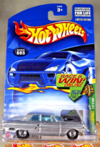 2002 Hot Wheels #5 Treasure Hunt 5/12 Ford Thunderbolt Silver w/Real Riders Dd Sp - £14.16 GBP