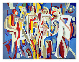 Serigraph, Limited Edition, Augusto Marín, &quot;Family time&quot;, Augusto Marín, Puerto  - £471.81 GBP